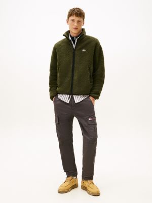 Tommy Jeans Tapered Cargo Pant, Washed Black