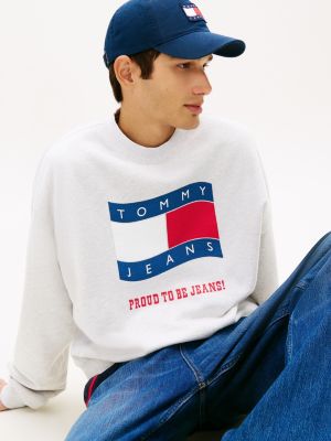 トミーページ Tommy Jeans Wavy Flag Logo Sweatshirt | Tommy Hilfiger