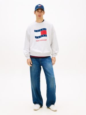 Tommy Jeans Wavy Flag Logo Sweatshirt | Tommy Hilfiger