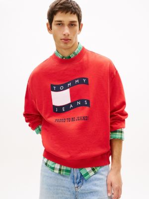 Tommy Jeans Wavy Flag Logo Sweatshirt