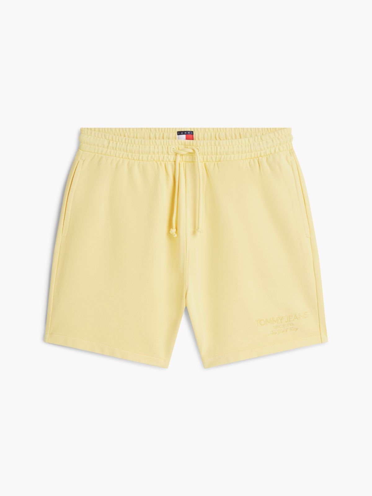 Tommy Jeans Garment-Dyed Beach Short — Citronella