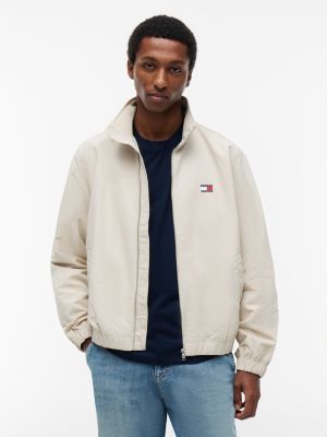 Tommy Jeans Water-Repellent Zip Jacket, Classic Beige