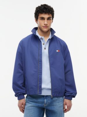 Tommy Jeans Water-Repellent Zip Jacket, Blue Storm