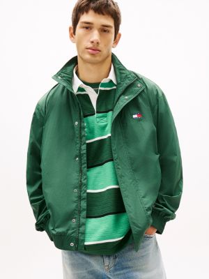 Tommy Jeans Logo Water-Repellent Jacket, Shadow Pine