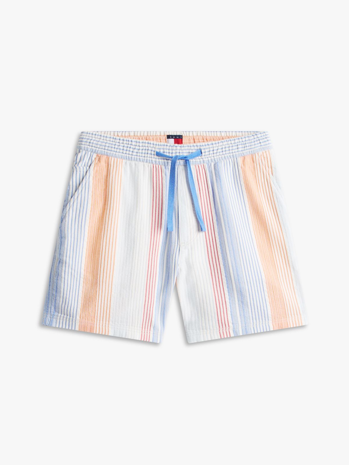 Tommy Jeans Striped Dobby Short — Ancient White/Multi Stripe