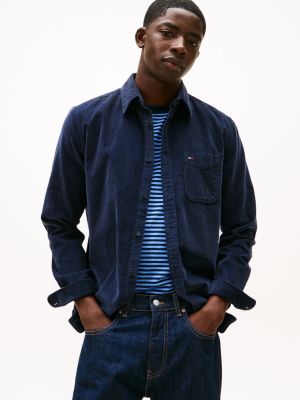 Tommy Jeans Corduroy Shirt, Dark Navy