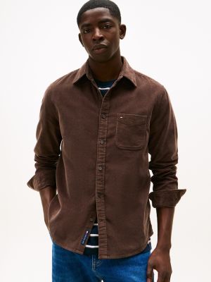 Tommy Jeans Corduroy Shirt, Walnut