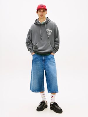 Мужские джинсы Tommy Hilfiger Tommy Jeans Spray Paint Logo Hoodie — фото 2
