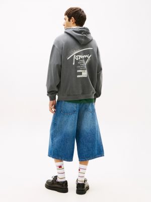 Мужские джинсы Tommy Hilfiger Tommy Jeans Spray Paint Logo Hoodie — фото 4
