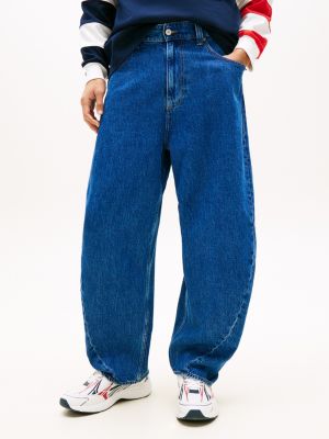 Tommy Jeans Loose Barrel Jean, Medium Wash Denim