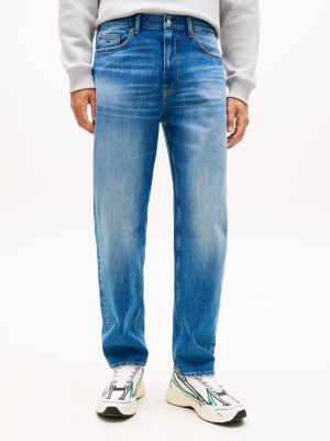 Tommy Jeans Tapered Straight Jean, Medium Wash Denim