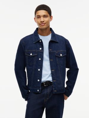 Мужская куртка Tommy Jeans Classic Denim Jacket, цвет: Джинсовый тёмный