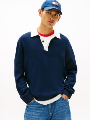 Tommy Jeans Rugby Sweater, Navy