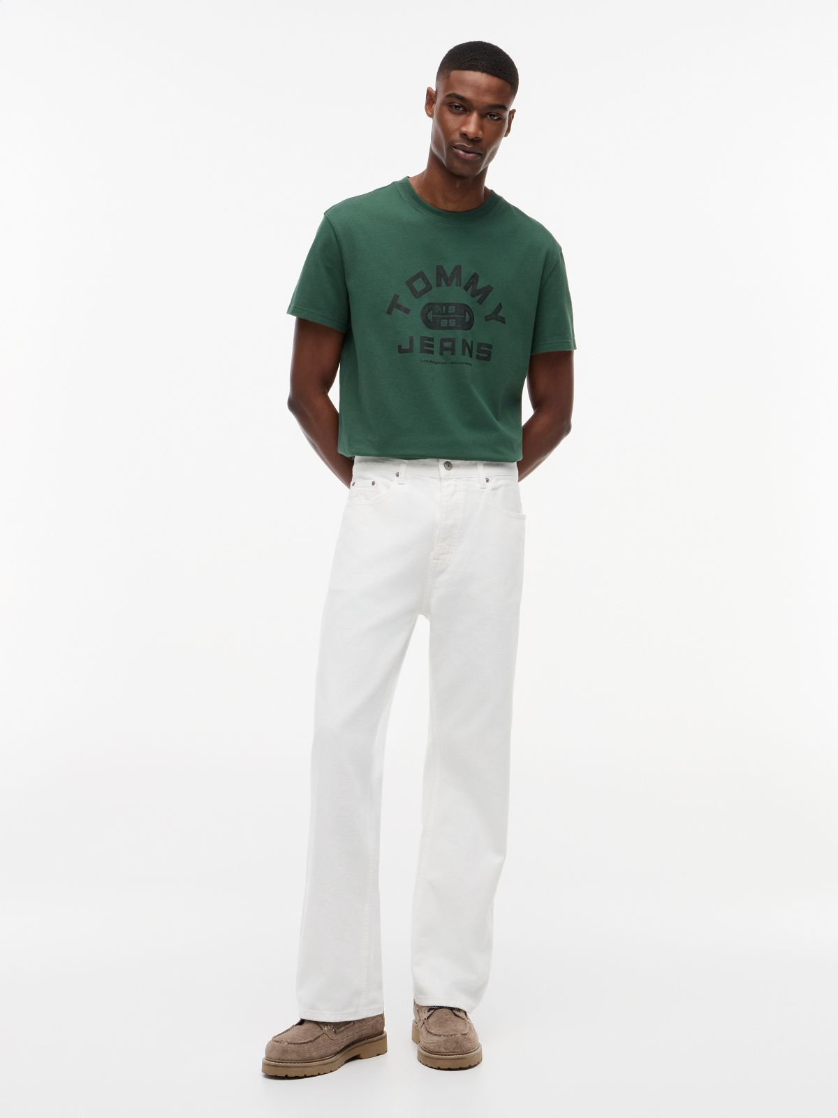 Tommy Jeans Loose Jean — White Wash Denim