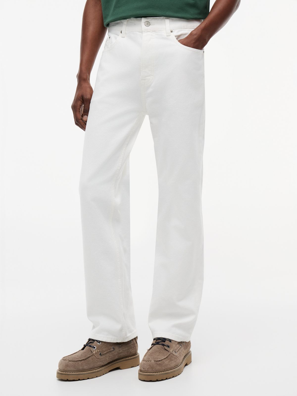 Tommy Jeans Loose Jean — White Wash Denim