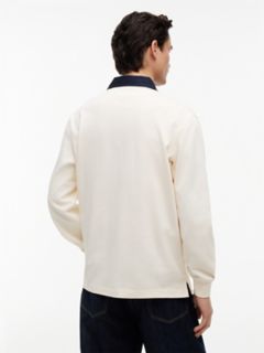 Tommy Jeans Relaxed Fit Rugby Polo — Cream 4