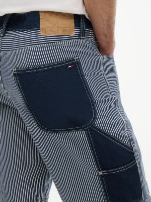 Мужские джинсы Tommy Hilfiger Tommy Jeans Striped Denim Utility Short — фото 3