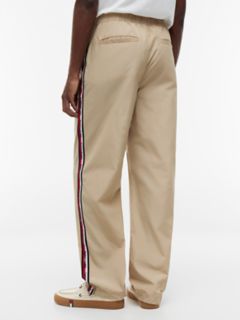 Tommy Jeans Logo Tape Track Pant — Light Beige 5