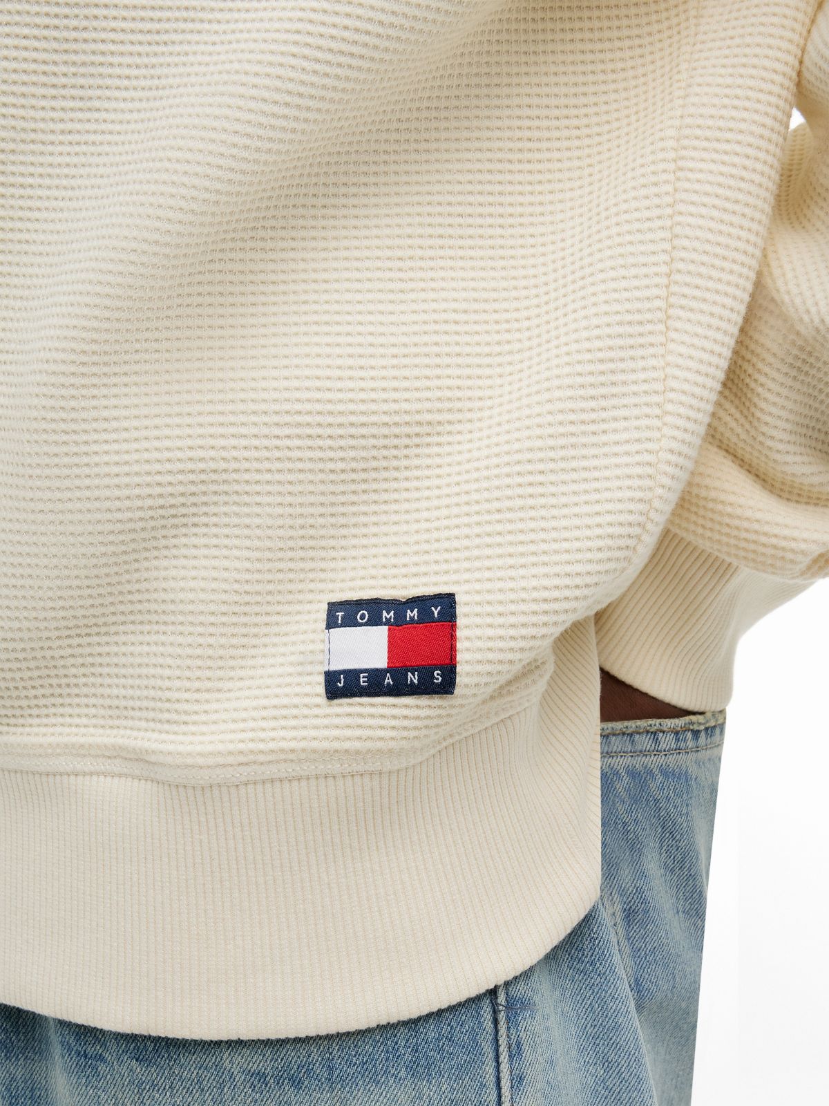 Tommy Jeans Waffled Sweatshirt — Calico