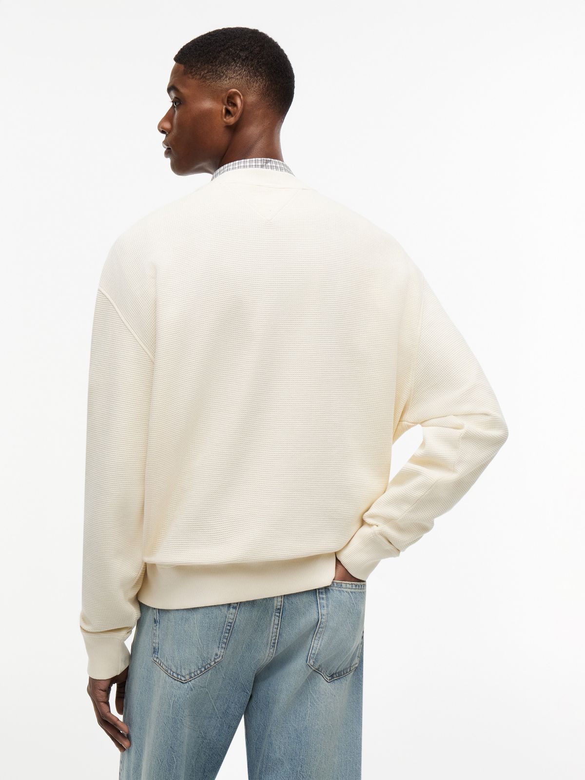 Tommy Jeans Waffled Sweatshirt — Calico