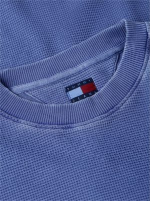 Мужские джинсы Tommy Hilfiger Tommy Jeans Waffled Sweatshirt — фото 6