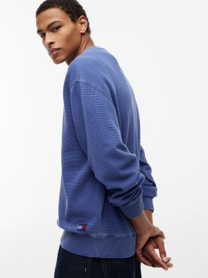 Мужские джинсы Tommy Hilfiger Tommy Jeans Waffled Sweatshirt — фото 3