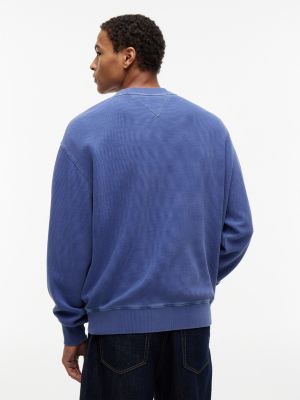 Мужские джинсы Tommy Hilfiger Tommy Jeans Waffled Sweatshirt — фото 4