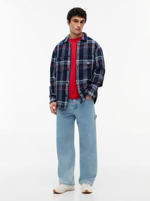 Мужские джинсы Tommy Hilfiger Tommy Jeans Check Twill Overshirt — фото 2
