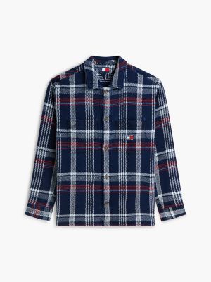 Мужские джинсы Tommy Hilfiger Tommy Jeans Check Twill Overshirt — фото 5