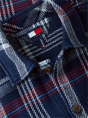 Мужские джинсы Tommy Hilfiger Tommy Jeans Check Twill Overshirt — фото 6