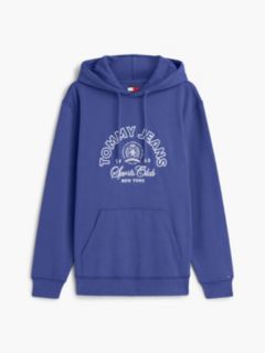 Tommy Jeans Sports Club Logo Hoodie — Blue Storm 5