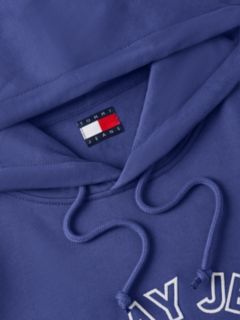 Tommy Jeans Sports Club Logo Hoodie — Blue Storm 6
