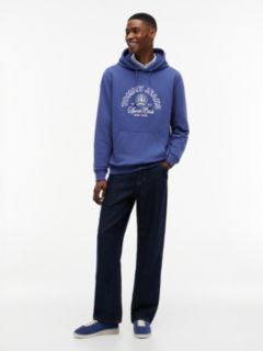 Tommy Jeans Sports Club Logo Hoodie — Blue Storm 2