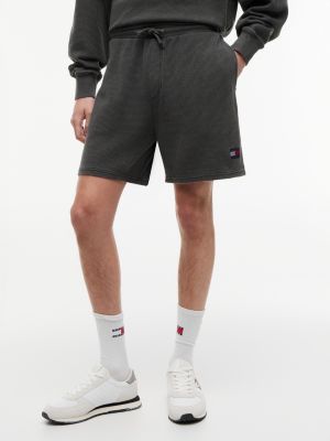 Tommy Jeans Waffled Beach Short, Black