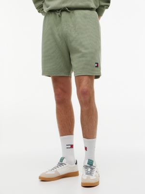 Tommy Jeans Waffled Beach Short, Spring Olive