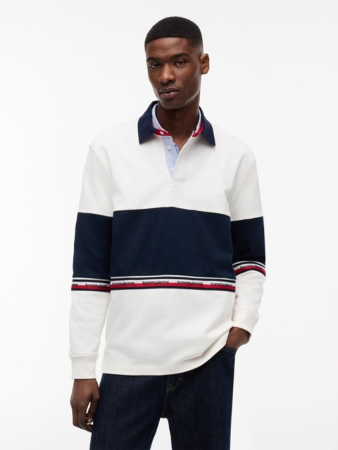Мужские джинсы Tommy Hilfiger Tommy Jeans Colorblock Rugby Sweatshirt