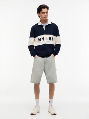 Мужские джинсы Tommy Hilfiger Tommy Jeans NY 85 Logo Rugby Polo — фото 2