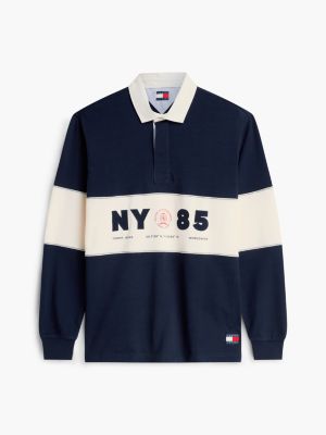 Мужские джинсы Tommy Hilfiger Tommy Jeans NY 85 Logo Rugby Polo — фото 5