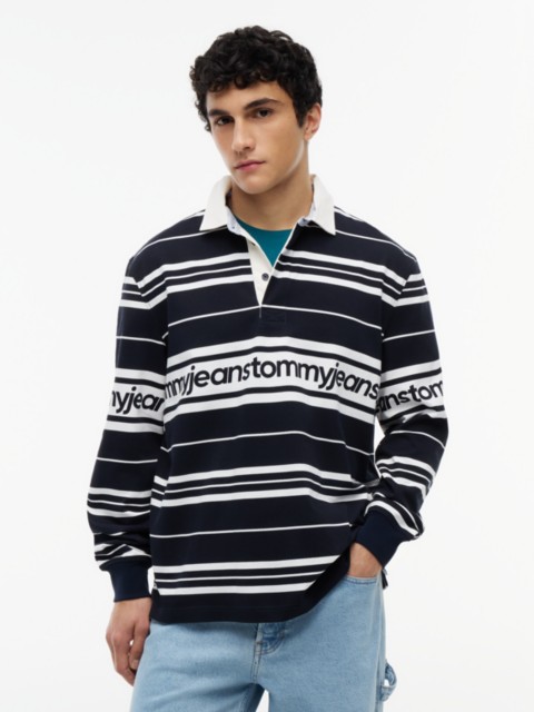 Мужские джинсы Tommy Hilfiger Tommy Jeans Repeat Logo Striped Rugby