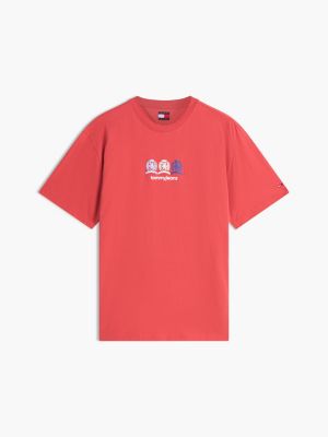 Мужские футболки Tommy Hilfiger Tommy Jeans Multi-Crest Logo T-Shirt — фото 6