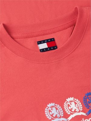 Мужские футболки Tommy Hilfiger Tommy Jeans Multi-Crest Logo T-Shirt — фото 7