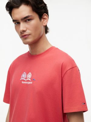 Мужские футболки Tommy Hilfiger Tommy Jeans Multi-Crest Logo T-Shirt — фото 3