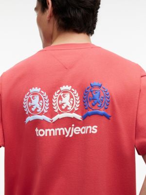 Мужские футболки Tommy Hilfiger Tommy Jeans Multi-Crest Logo T-Shirt — фото 4