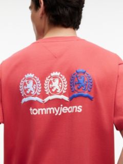 Tommy Jeans Multi-Crest Logo T-Shirt — Anthem Red 4