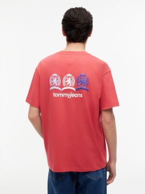 Мужские футболки Tommy Hilfiger Tommy Jeans Multi-Crest Logo T-Shirt — фото 5