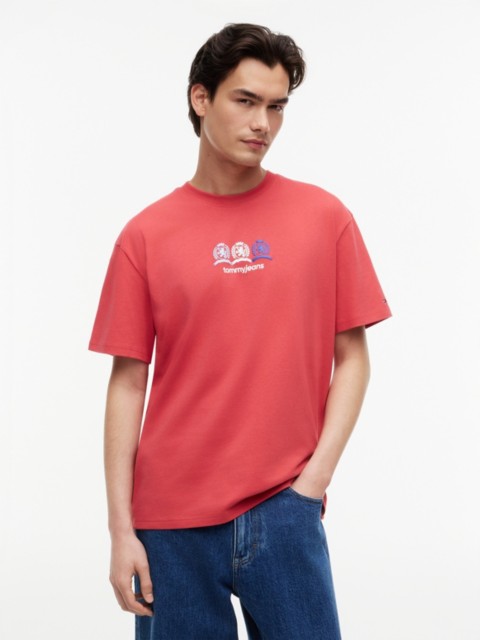 Мужские футболки Tommy Hilfiger Tommy Jeans Multi-Crest Logo T-Shirt