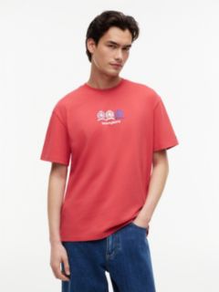 Tommy Jeans Multi-Crest Logo T-Shirt — Anthem Red 1