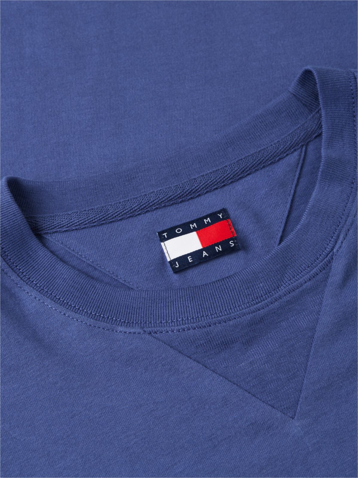 Tommy Jeans Weathered Sport Logo T-Shirt — Blue Storm
