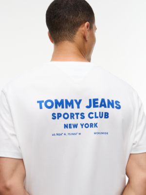 Женские футболки Tommy Hilfiger Tommy Jeans Sports Club Logo T-Shirt — фото 3