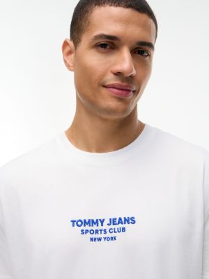 Женские футболки Tommy Hilfiger Tommy Jeans Sports Club Logo T-Shirt — фото 4